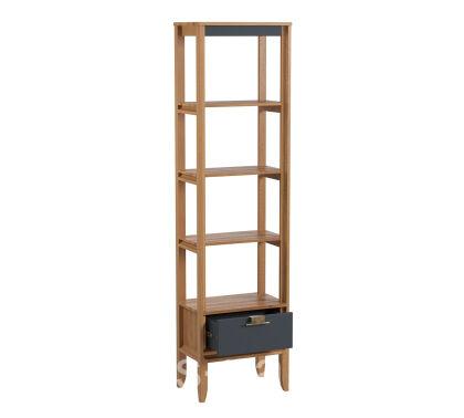 Стеллаж Бридж сквозной узкий с 1 ящиком